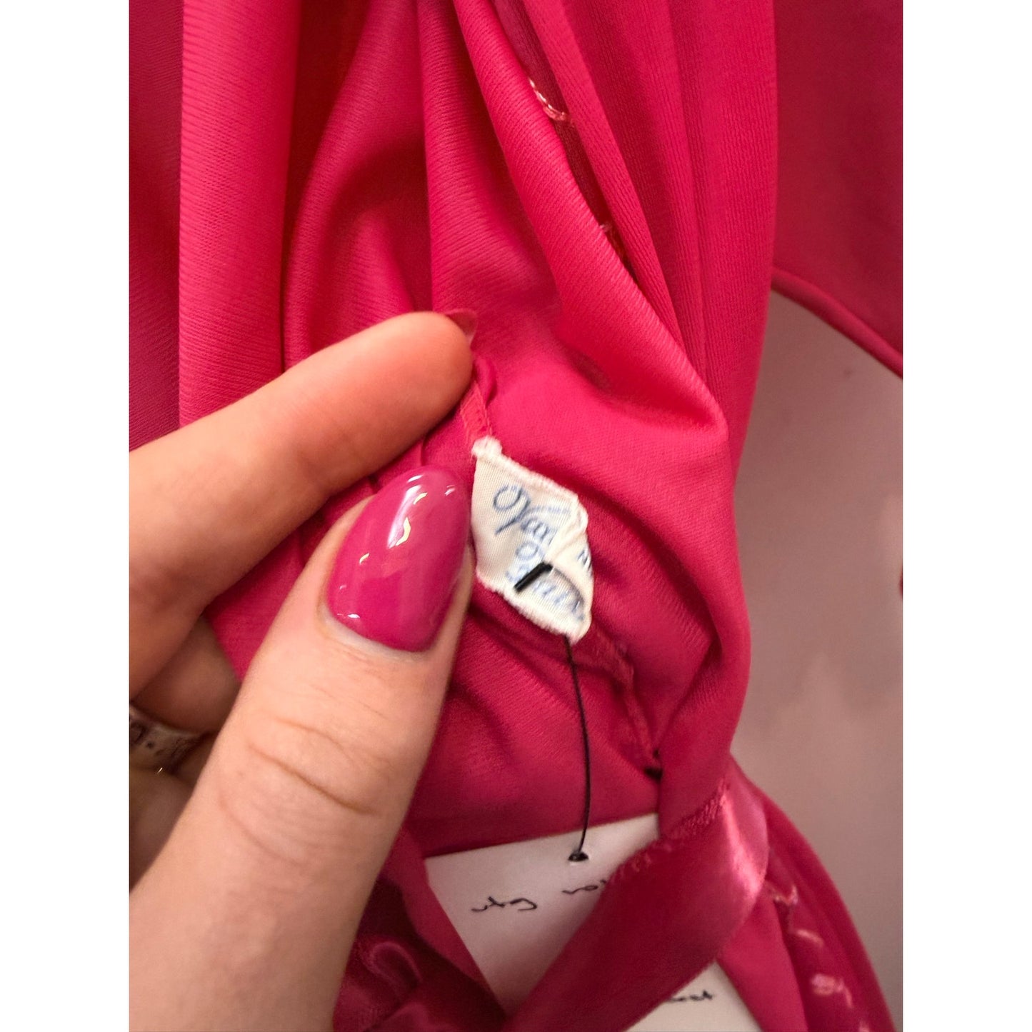 Vintage 1960s Vanity Fair Pink Beaded Robe - EUC, Size Small, Nylon