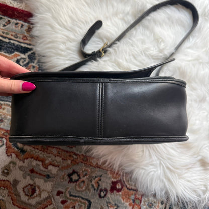 Coach Vintage 1980s Black Stewardess Bag (Style #9525), EUC