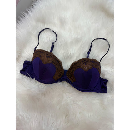 Intimissimi Purple Bra W/ Lace - Size 36A