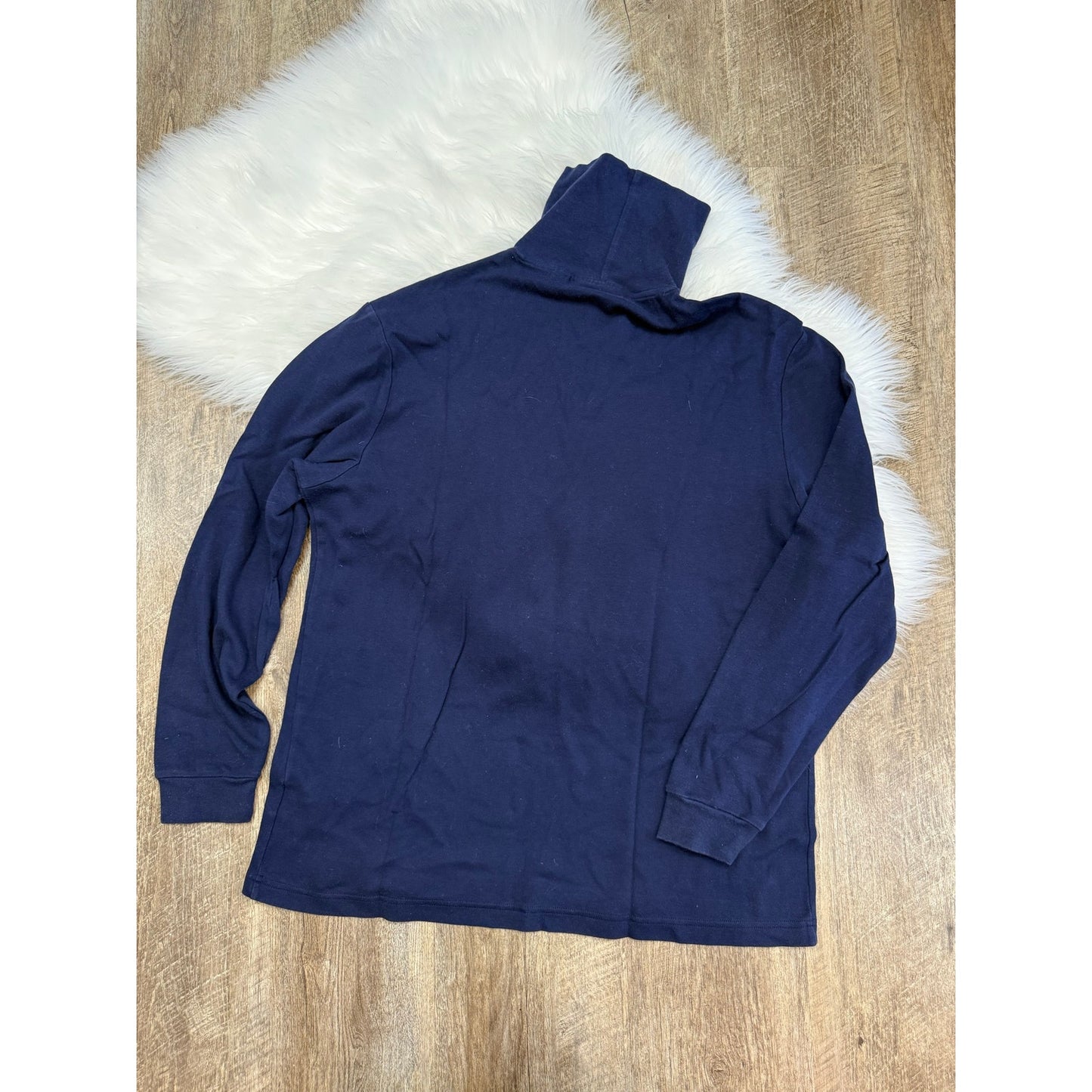 Vintage Navy Long Sleeve Turtleneck - Size L