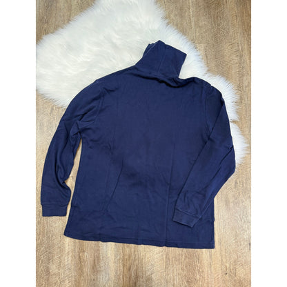 Vintage Navy Long Sleeve Turtleneck - Size L