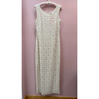 Vintage Laurence Kazar 2 Pc Beaded Bridal Set - Jacket and Dress Size L