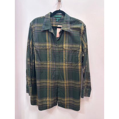 Lauren Ralph Lauren All Cotton Plaid Button Down - Size 2XL