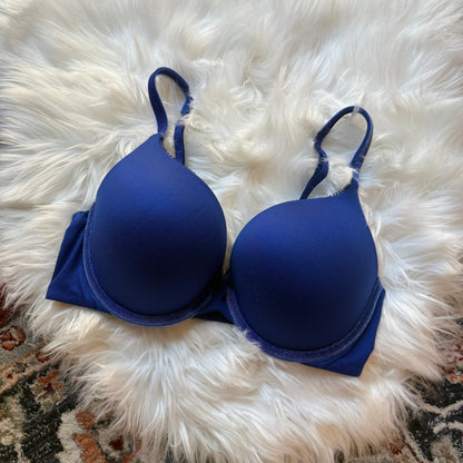 Victoria's Secret Body by Victoria "Perfect Shape" Navy/Royal Blue Bra - 34D
