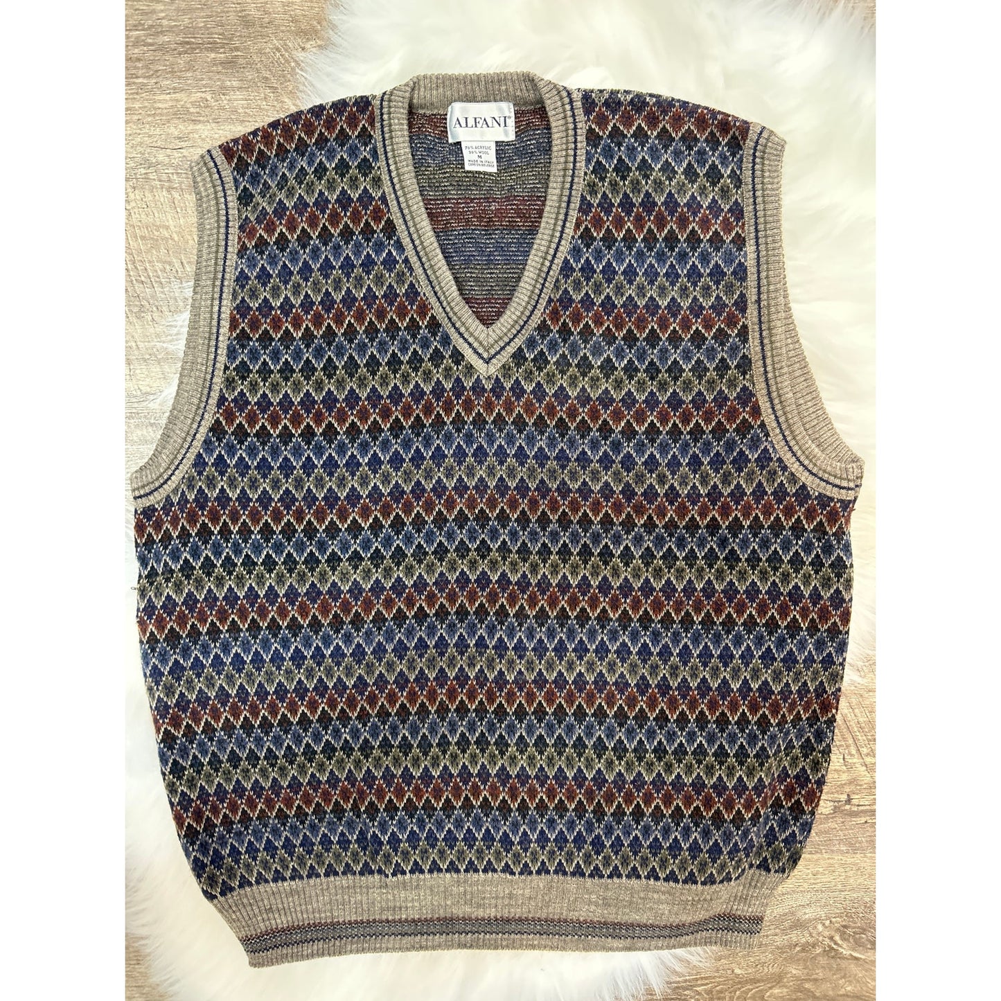 Vintage Alfani Sweater Vest - Size M