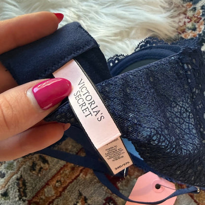 Victoria's Secret "Push Up" Navy Blue Bra - 34D