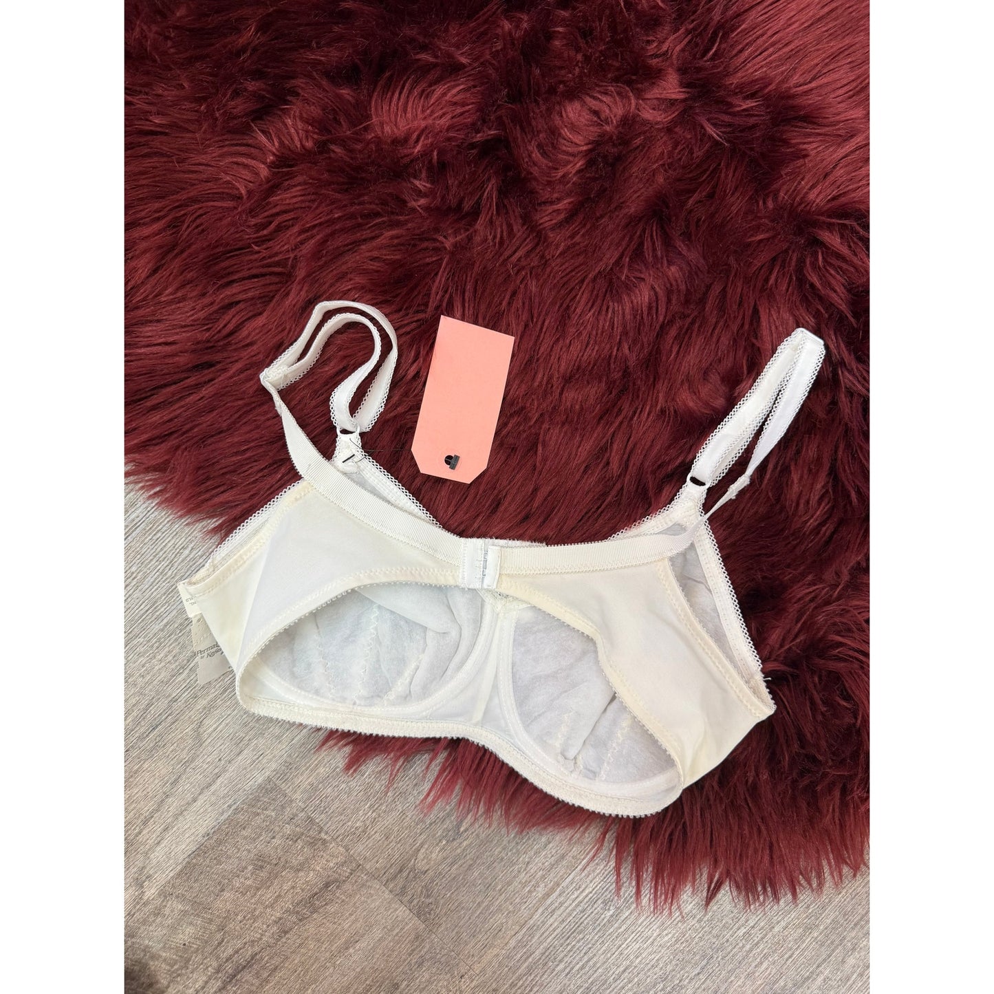 Vintage 1960s Permalift by Kayser White Lace Bra - Size 34C