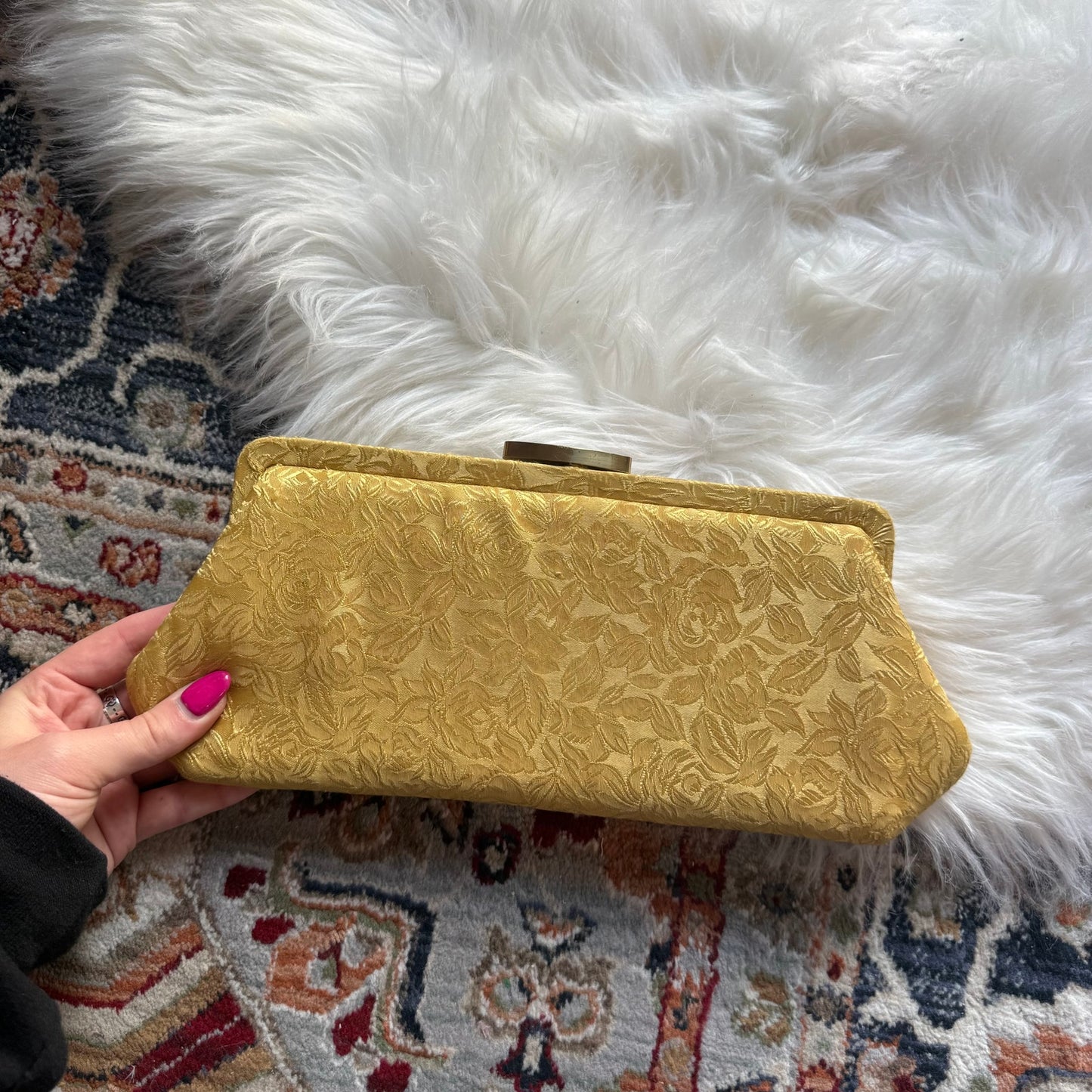 Vintage Design Clutch Bag - New
