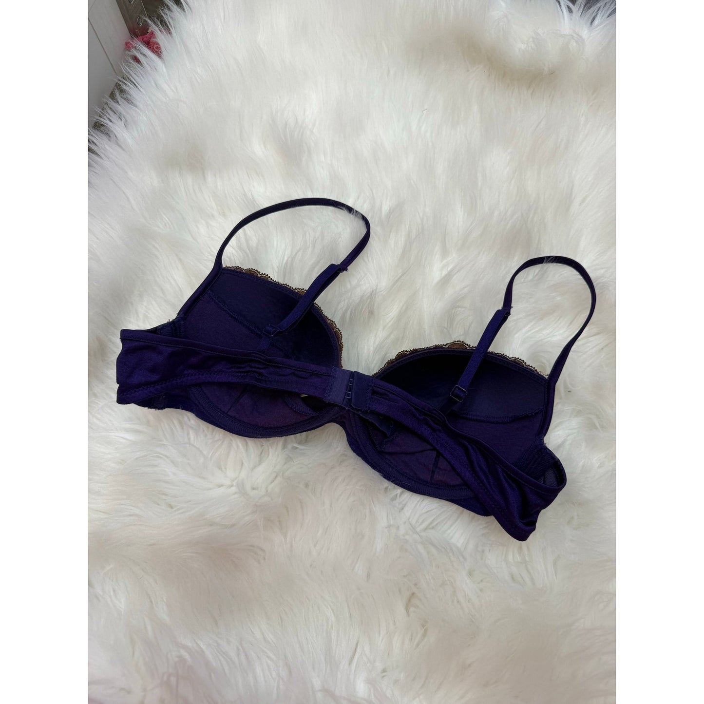 Intimissimi Purple Bra W/ Lace - Size 36A