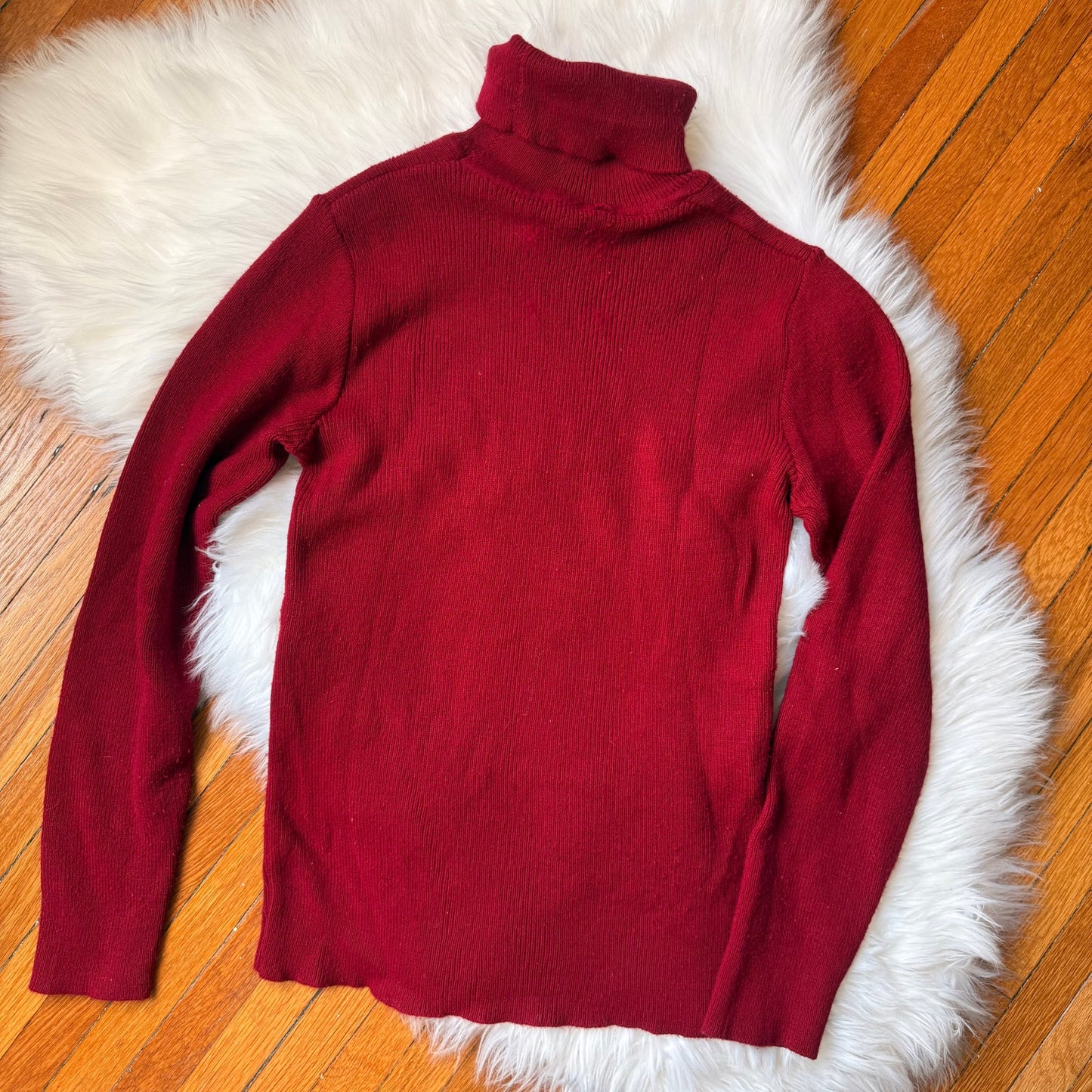 Made in Italy Acrylic Turtleneck Sweater - Size S