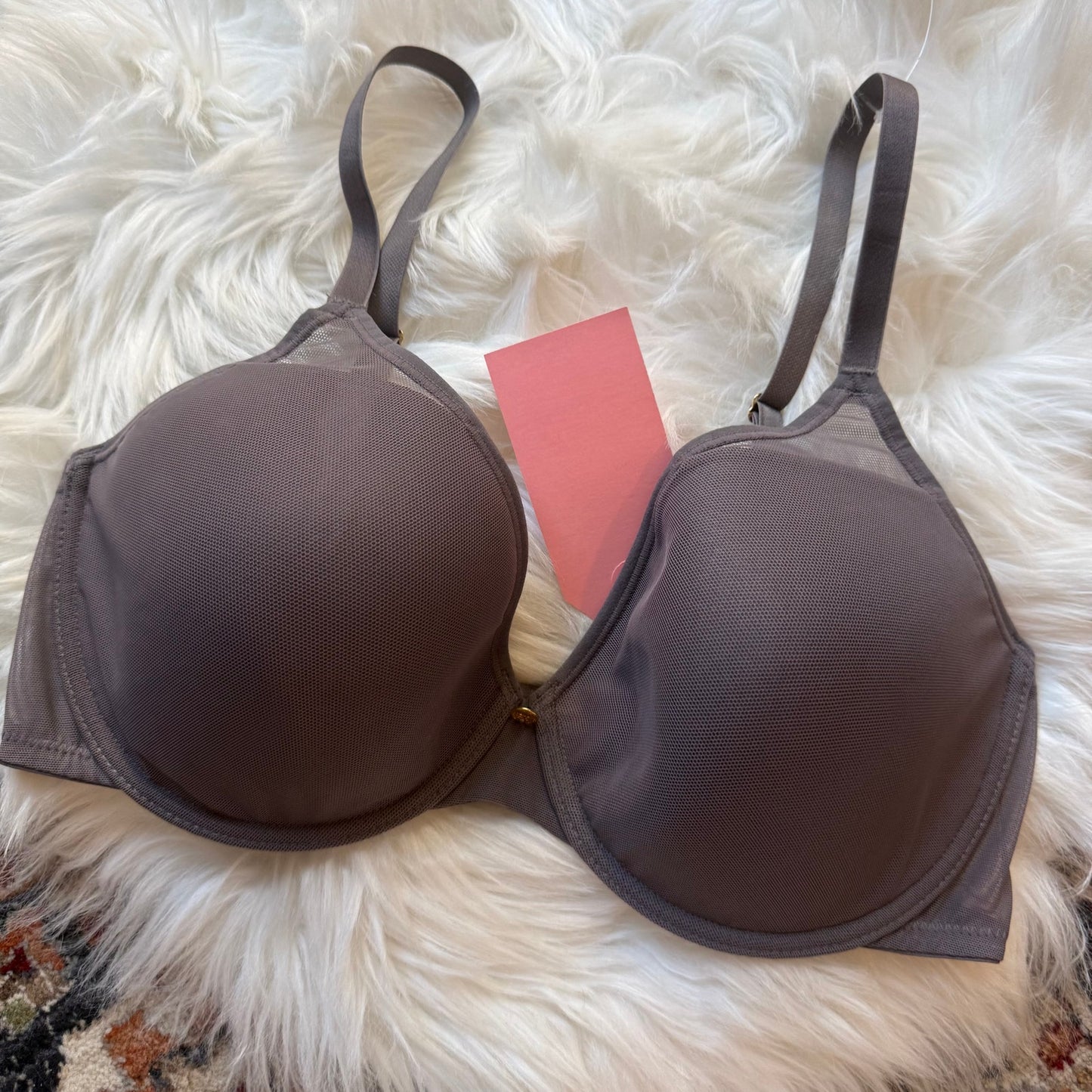 Natori Grey T Shirt Bra - 34DD