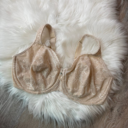 Bali Vintage Neutral Lace Bra - 36DD