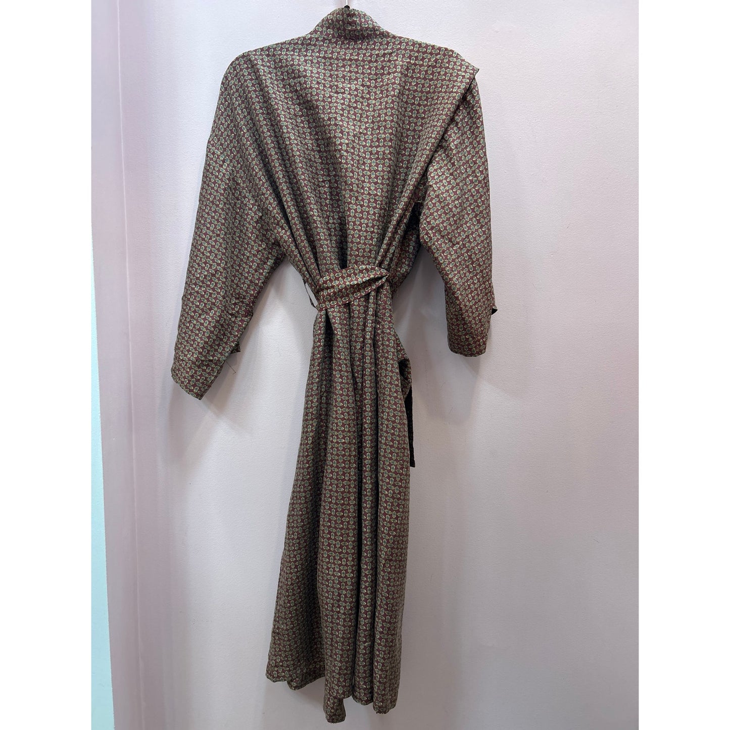 Vintage Isaac Zelcer Silk Robe - One Size, Unisex