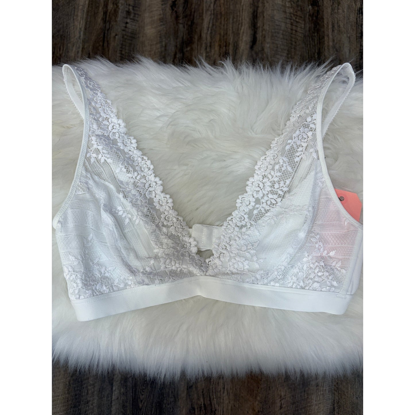 Wacoal White Lace Bralette - Size 40