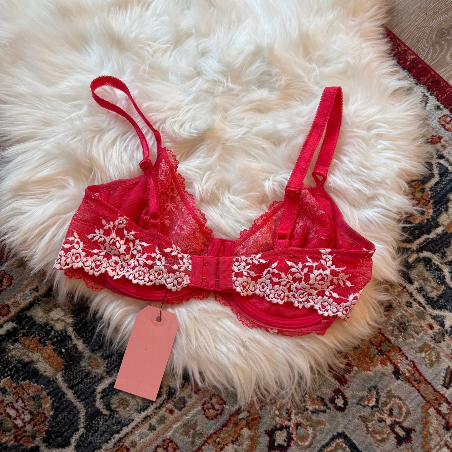Wacoal Pink Lace Bra - 36D