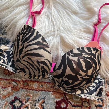 Calvin Klein Y2K Animal Print Bra - 32A