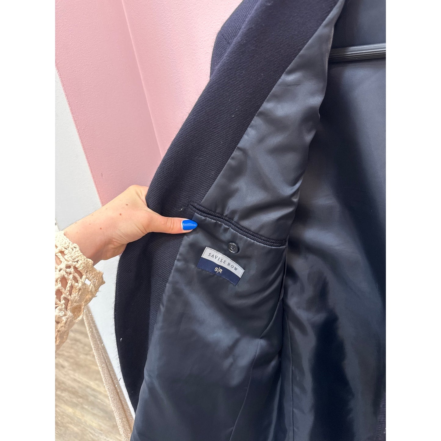 Vintage Savile Row Lambswool and Wool Suit Jacket - Size 42S