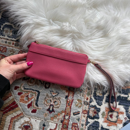 Nanette Lepore Designer Leather Wristlet/Clutch Bag