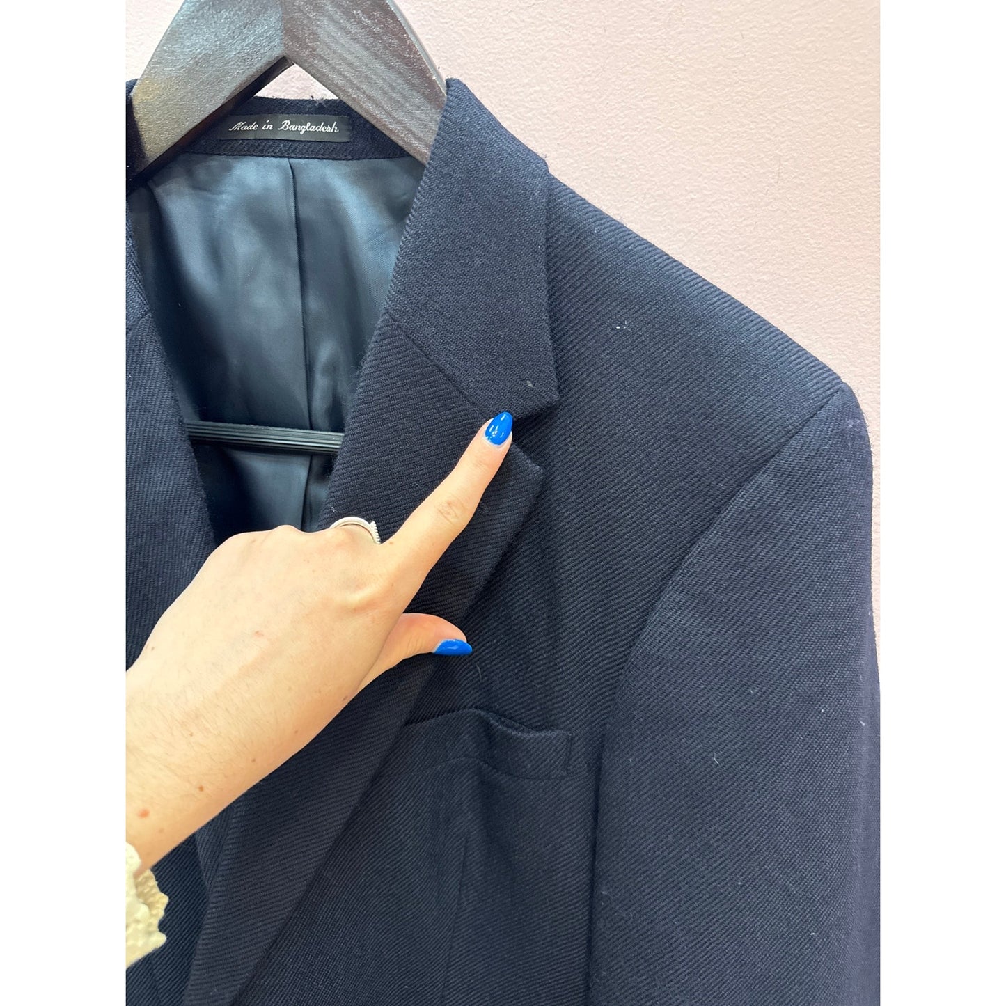 Vintage Savile Row Lambswool and Wool Suit Jacket - Size 42S