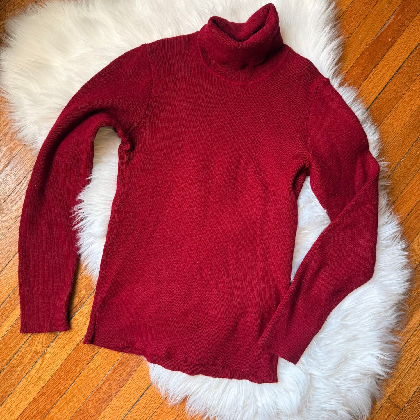 Made in Italy Acrylic Turtleneck Sweater - Size S