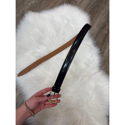 Vintage Leather Belt - Size 36