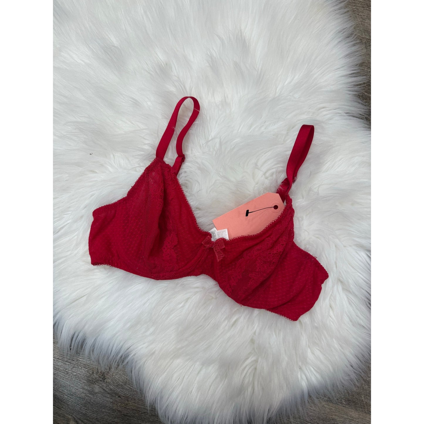 Wacoal Red Lace Bra - Size 34C