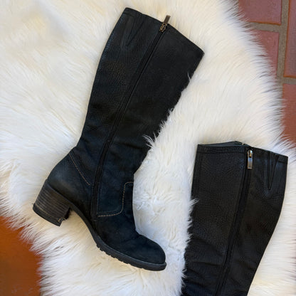 Paul Green Designer Leather Boots - 6.5/7, Narrow Calf