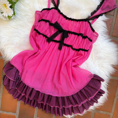 Frederick's of Hollywood Vintage Ruffle Babydoll - XS, S, M
