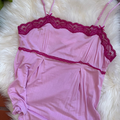Victoria's Secret Vintage Y2K Soft Lace Trim Camisole - Size XS/S