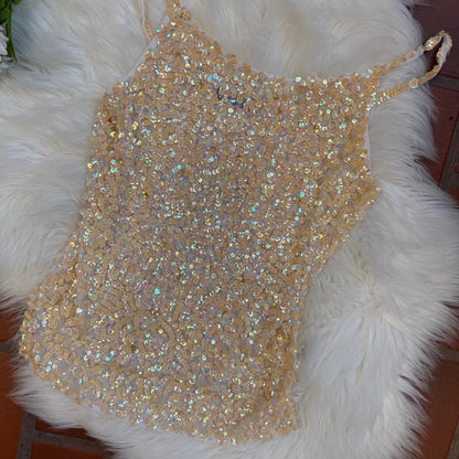 RARE Vintage Sparkle Top - Size XS, S, M