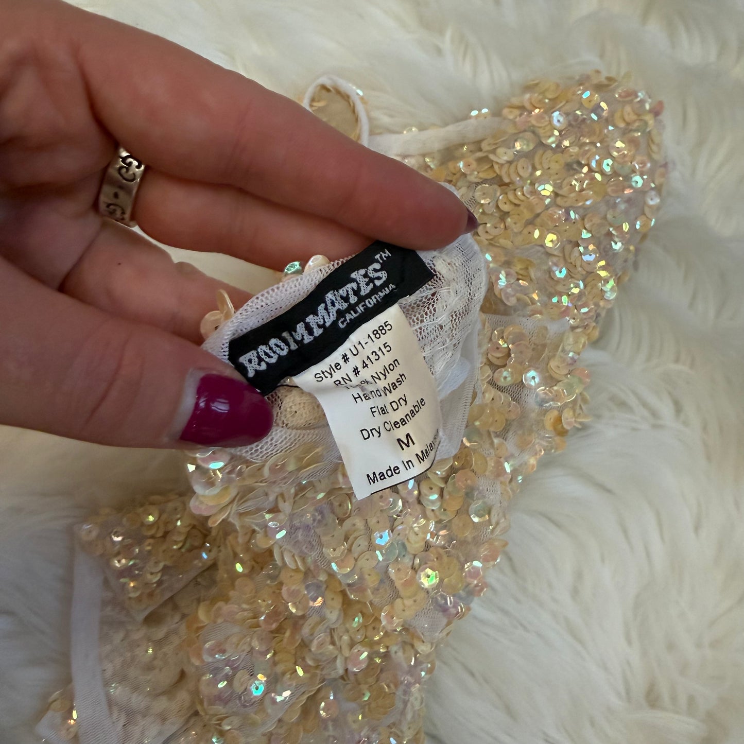 RARE Vintage Sparkle Top - Size XS, S, M