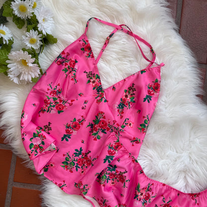 Victoria's Secret 2 Pc Floral Lingerie Set - M/L