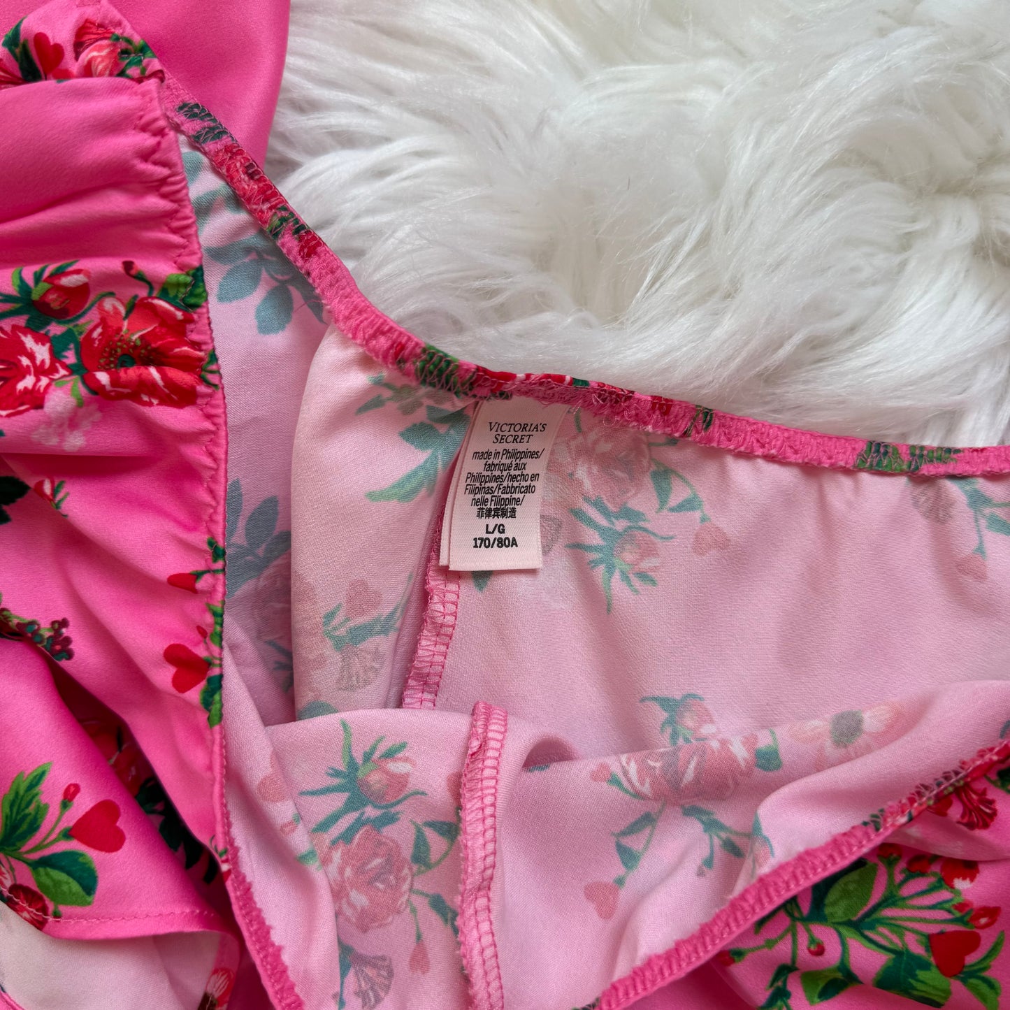 Victoria's Secret 2 Pc Floral Lingerie Set - M/L