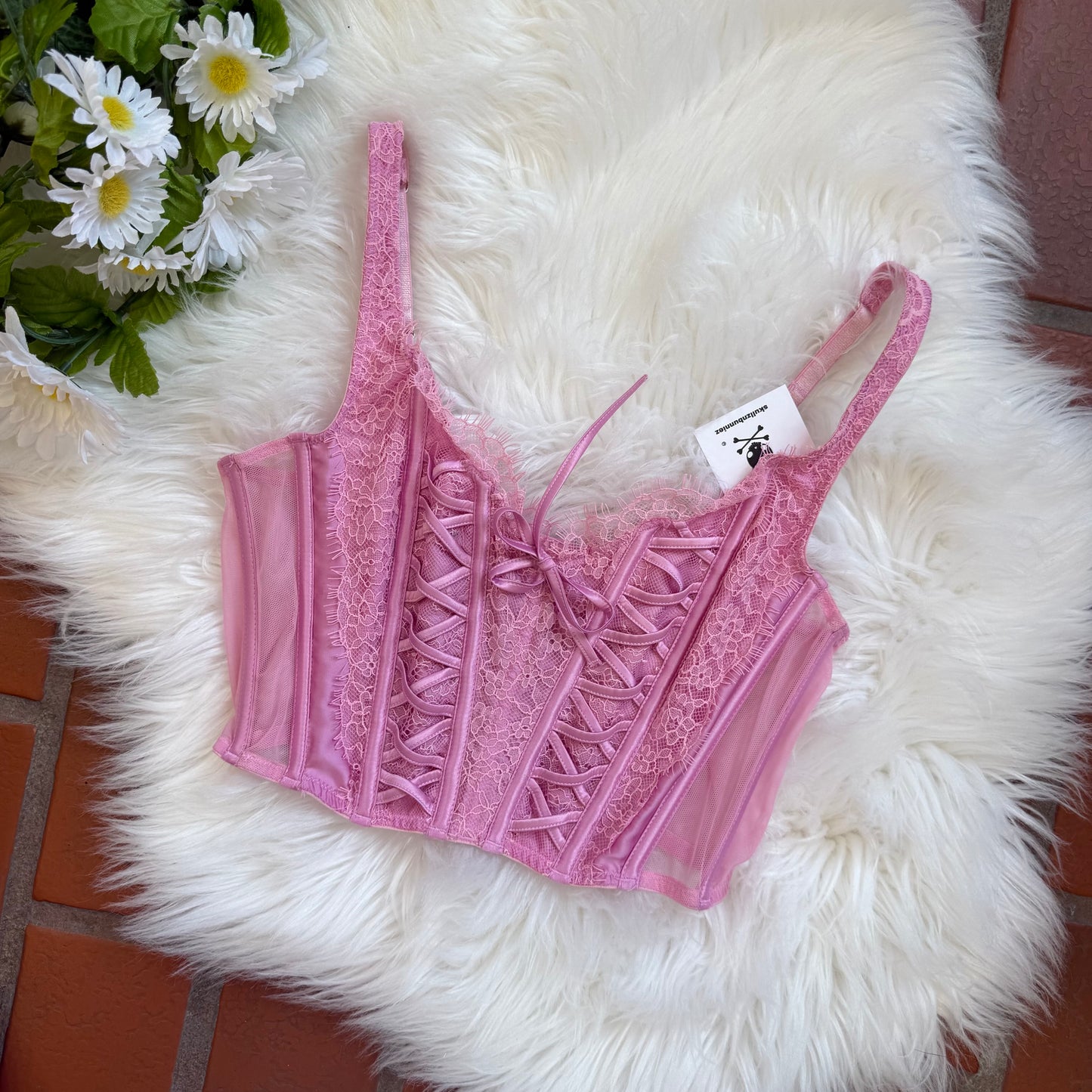 Victoria's Secret Classic Dream Angels Lace Corset/Bustier Top - New