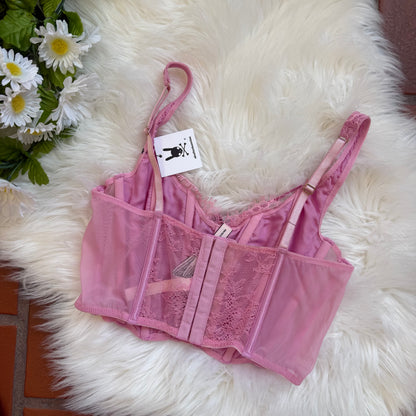 Victoria's Secret Classic Dream Angels Lace Corset/Bustier Top - New