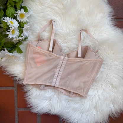 Victoria's Secret Sparkle Champagne Bustier Top - New