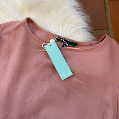 Pink Rayon Soft Flowy Blouse - New with Tags