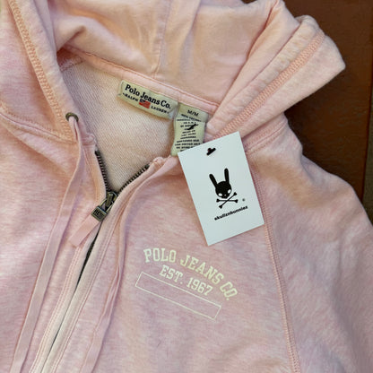 Polo Ralph Lauren Vintage Full Zip Hoodie - XS-M