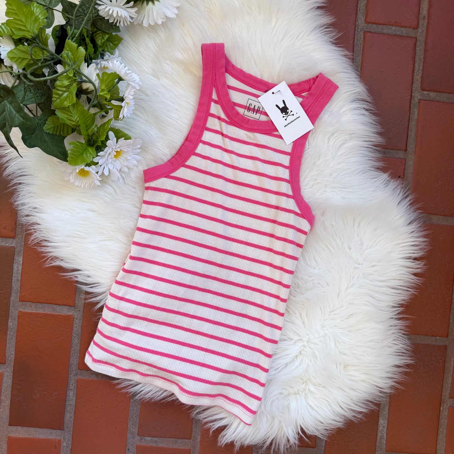 Gap Cotton Stripe Tank - XS