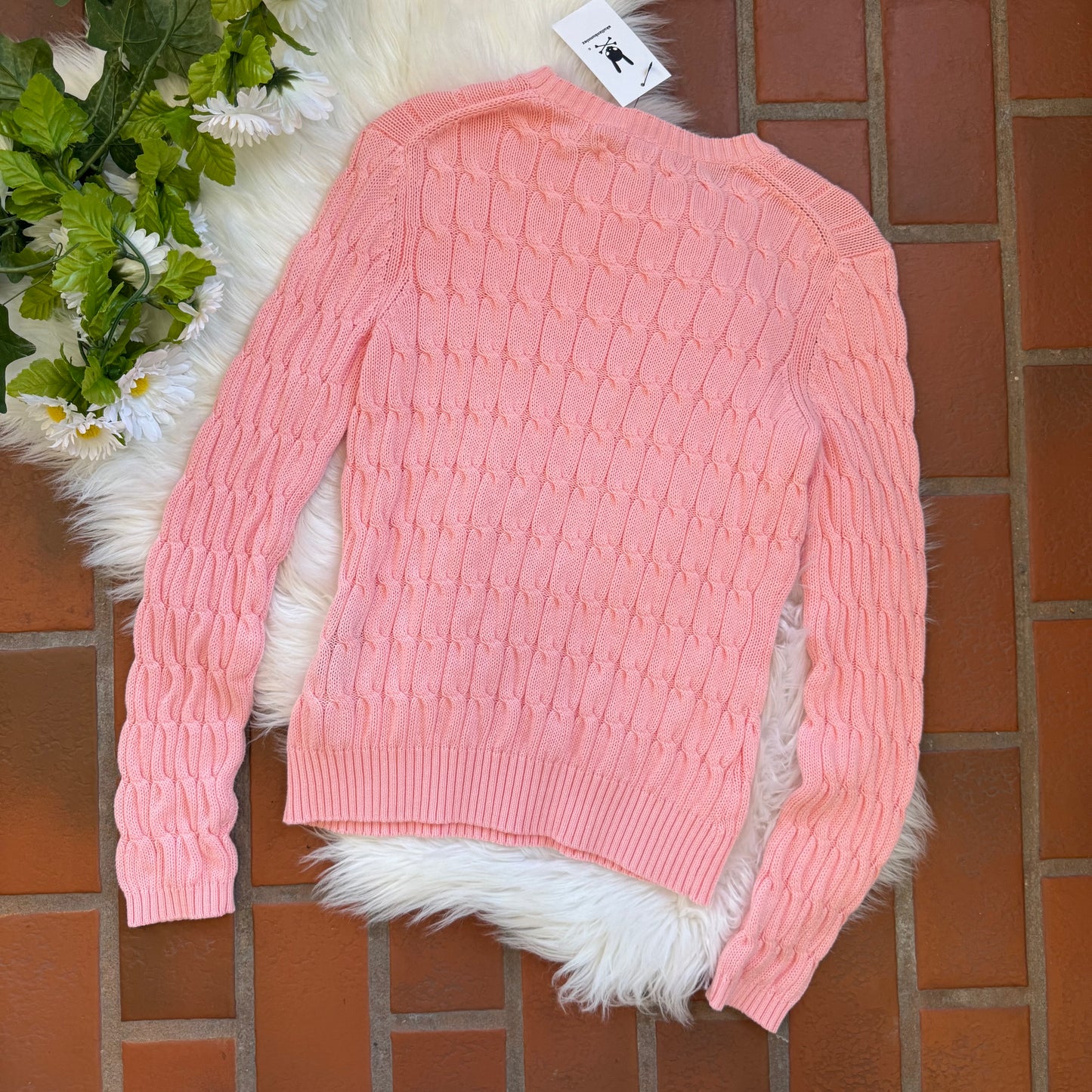 Tommy Hilfiger Vintage Cotton Cable Knit Crew