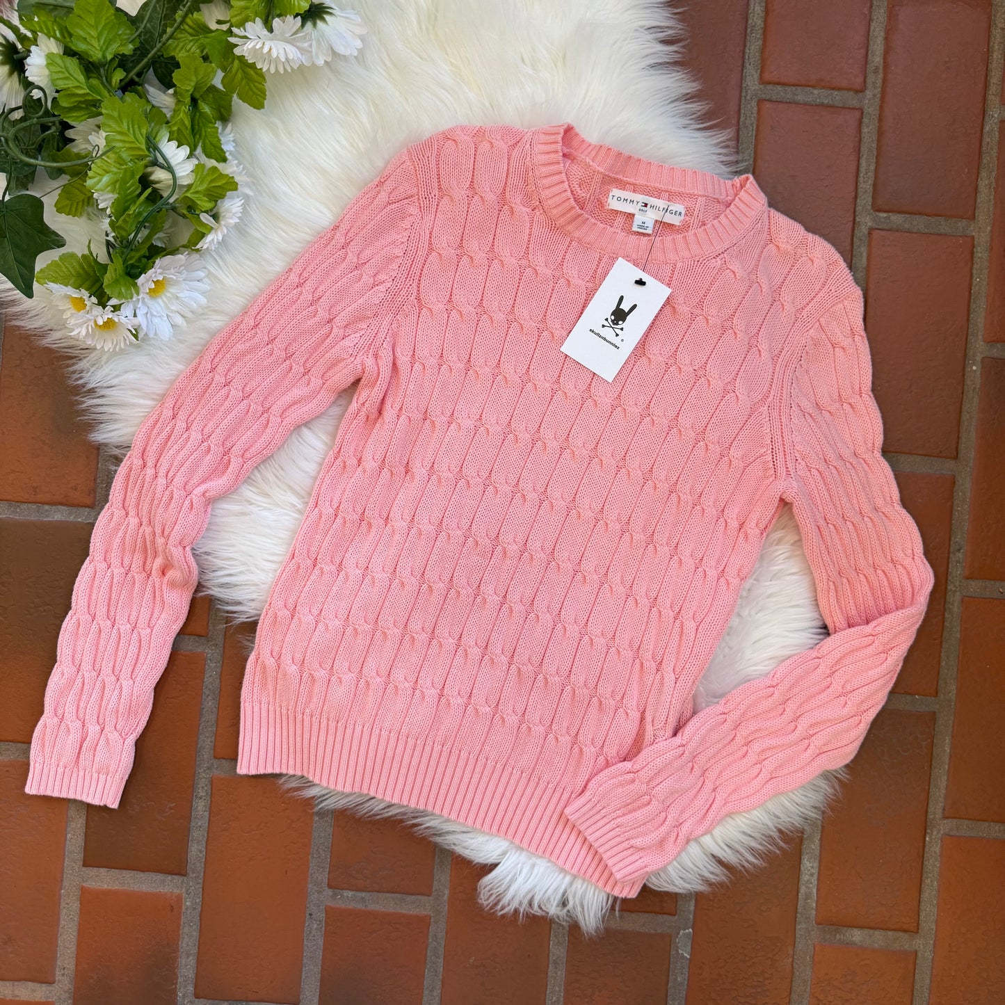 Tommy Hilfiger Vintage Cotton Cable Knit Crew