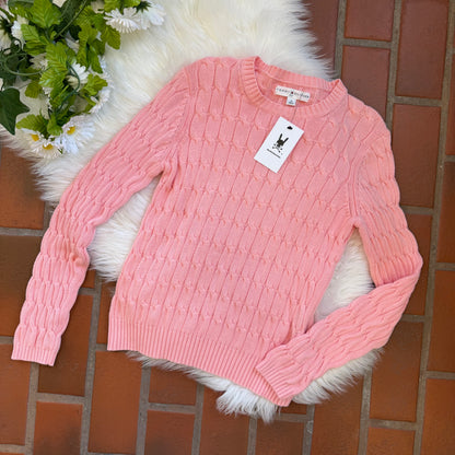 Tommy Hilfiger Vintage Cotton Cable Knit Crew