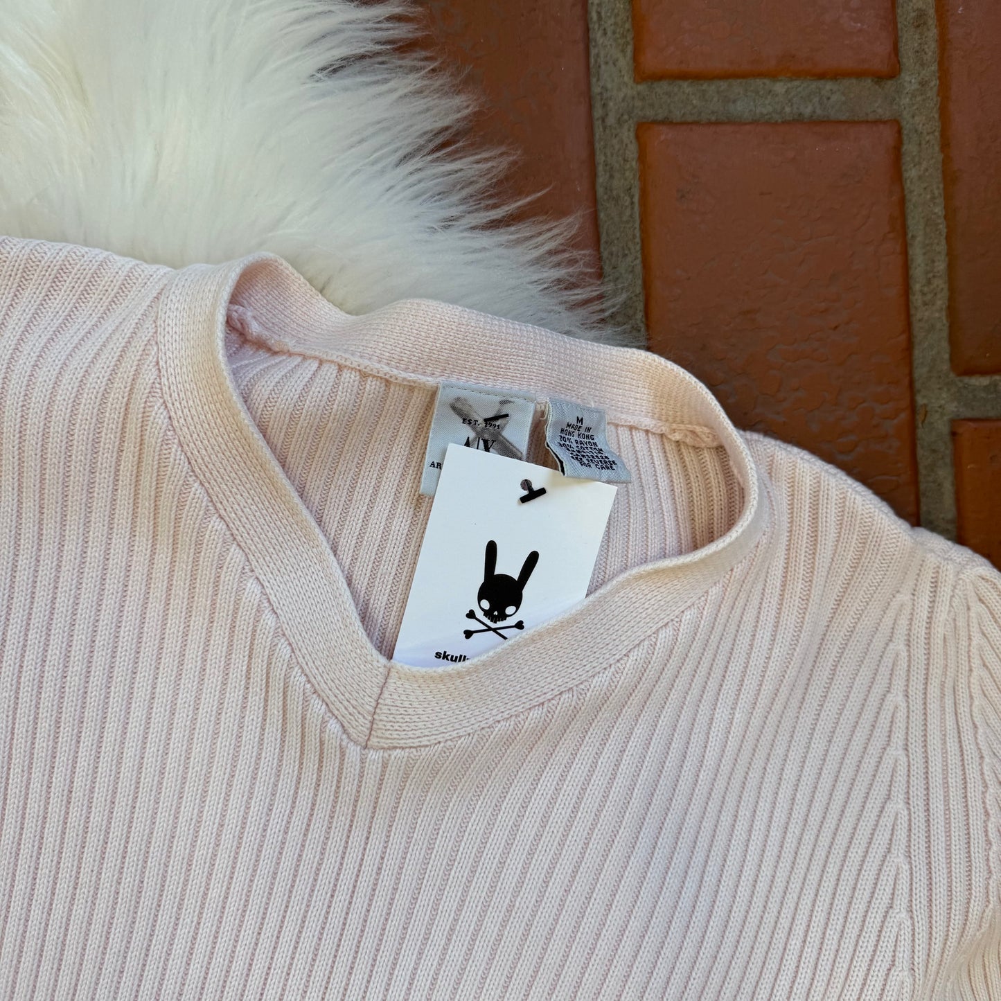 Armani Exchange Vintage Rib Knit Sweater - Size M