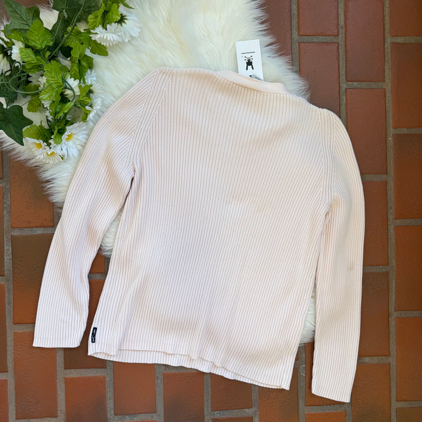 Armani Exchange Vintage Rib Knit Sweater - Size M
