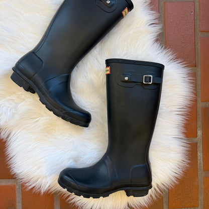 Hunter Iconic Short Rain Boots - Size 6.5/7