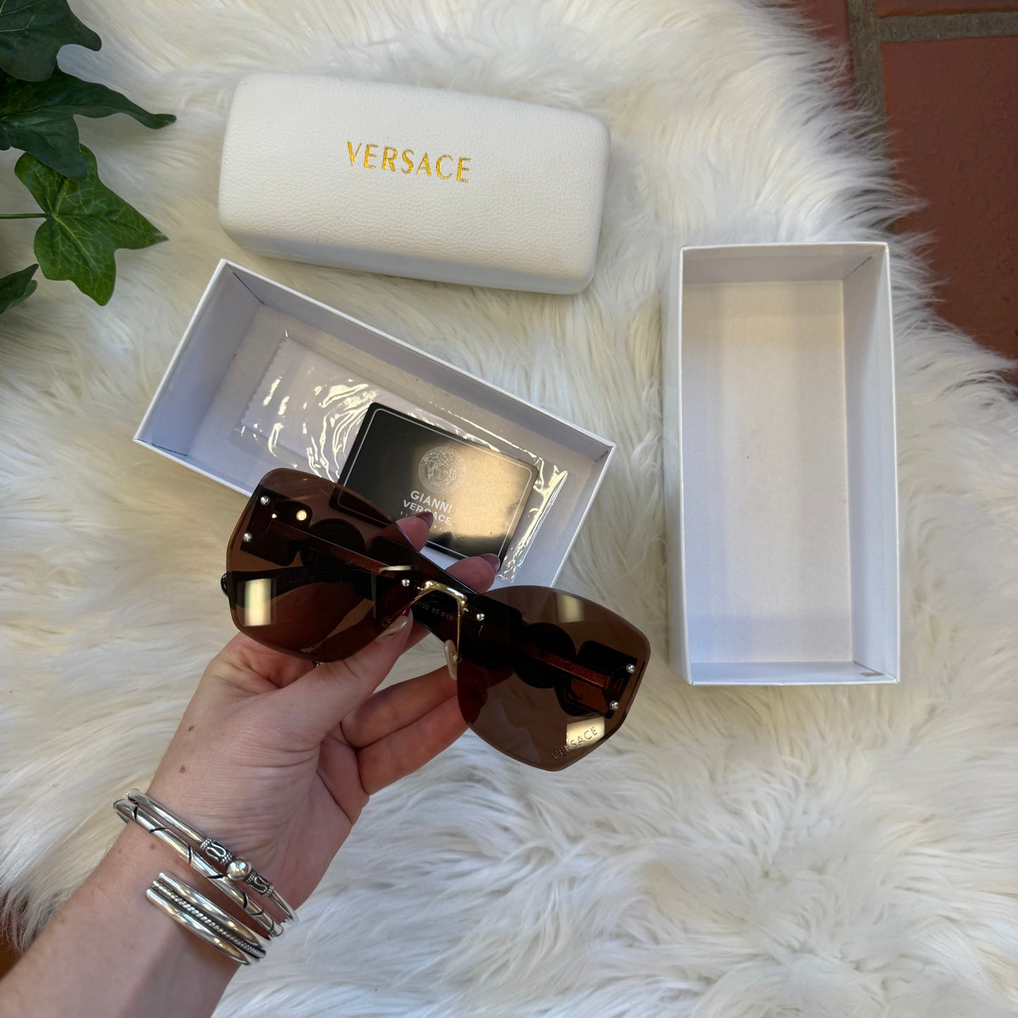 Versace Authentic Movie Star Sunglasses - Includes Box, Case & Cloths