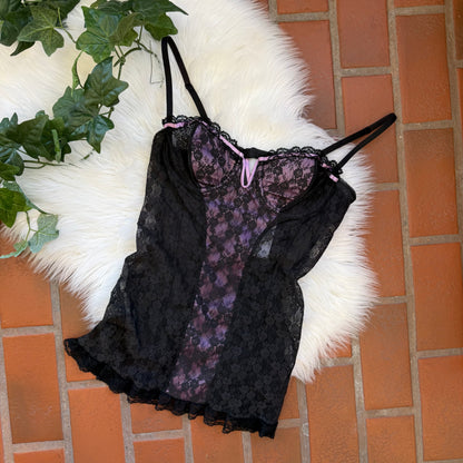 Victoria's Secret Vintage Y2K Lace Babydoll - S/M
