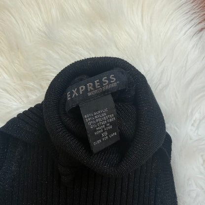 Vintage Express Sleeveless Sparkle Turtleneck - Size XS/S