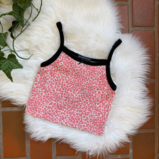 Brandy Melville Retired Pink Cheetah Tank