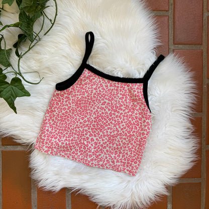 Brandy Melville Retired Pink Cheetah Tank